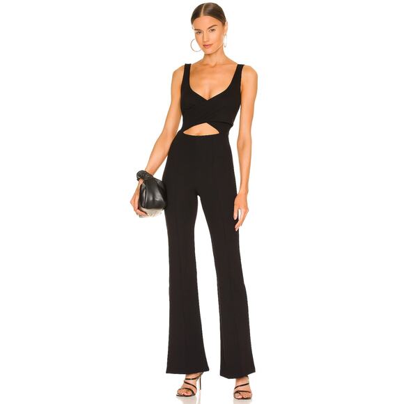 GAUGE81 Black Stretch Reno Jumpsuit - Picture 1 of 7